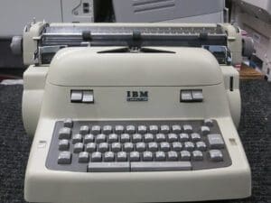 IBM Model B Typewriter from 1954 to 1958