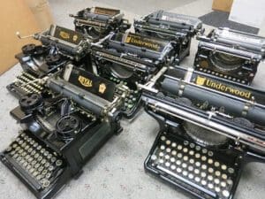 Underwood Manual Typewriters from 1920 to 1930