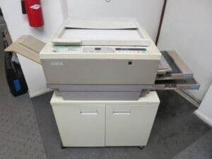 Xerox Copier from 1985 to 1989. 1980s copiers