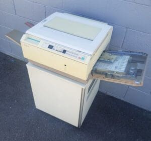 Xerox Copier from 1986 to 1989; 1980s copiers