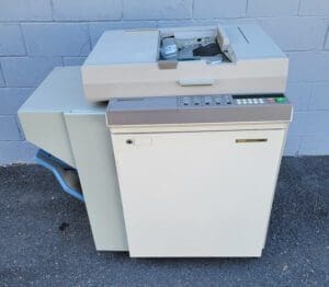 Xerox Copier from 1984 to 1992; 1980s copiers, 1990s copiers