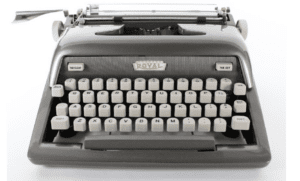 Royal Futura 800 Typewriter in Brown