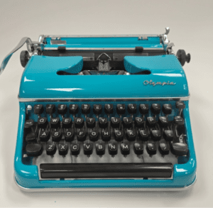 Olympia SM3 Typewriter in Blue