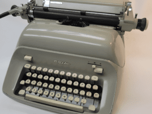 Royal Typewriter from 1962 to 1965